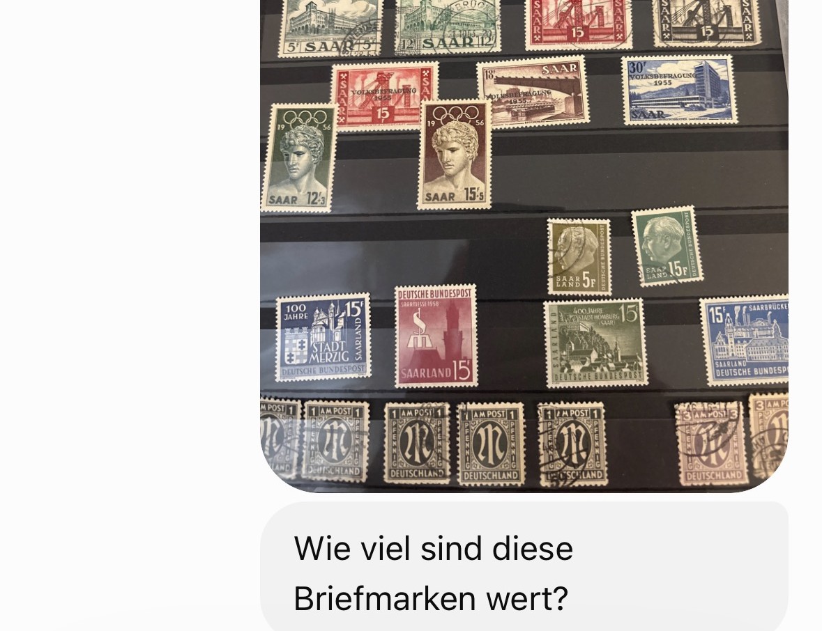 5. Ich kann mittels KI den Wert einer Sammlung bestimmen